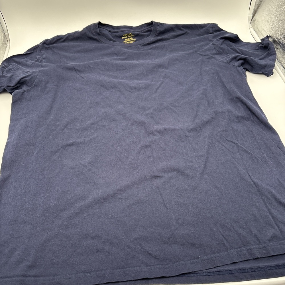 Polo Ralph Lauren Tshirt Classic Cotton Size 3XLT Blue Crew Neck Pony Logo